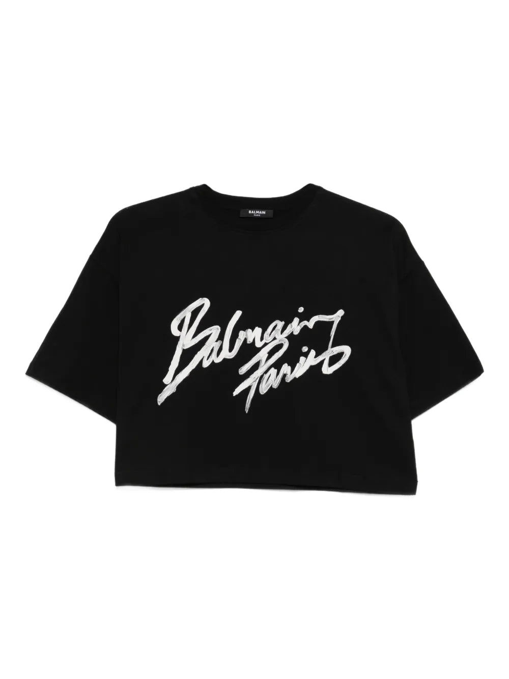 Balmain Paris Bulky Cropped T-Shirt