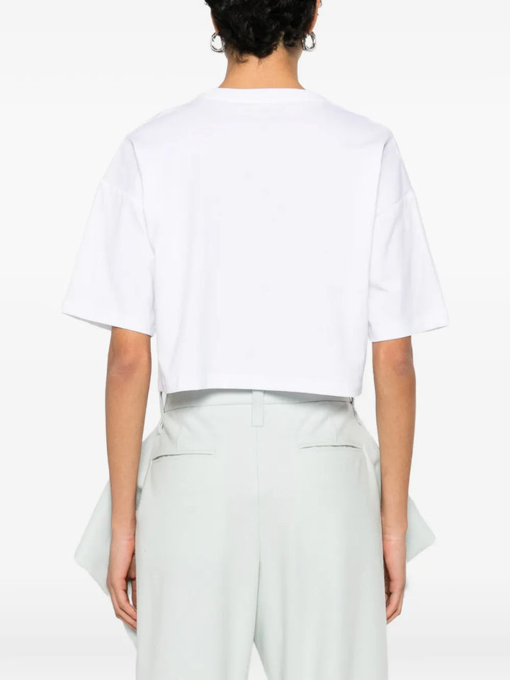 Balmain Paris Bulky Cropped T-Shirt