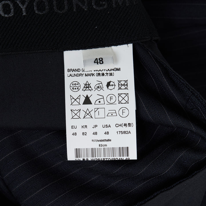 Suiting Pants With Robe Belt Detail