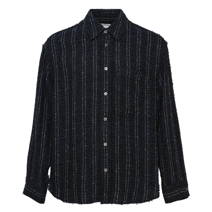 Long Sleeve Tweed Shirt