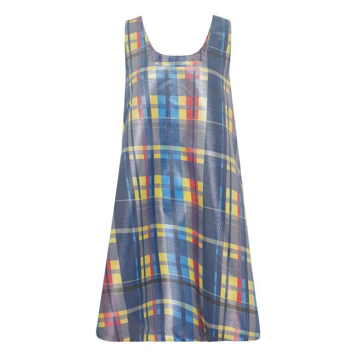 Plaid Mini Jumper Dress