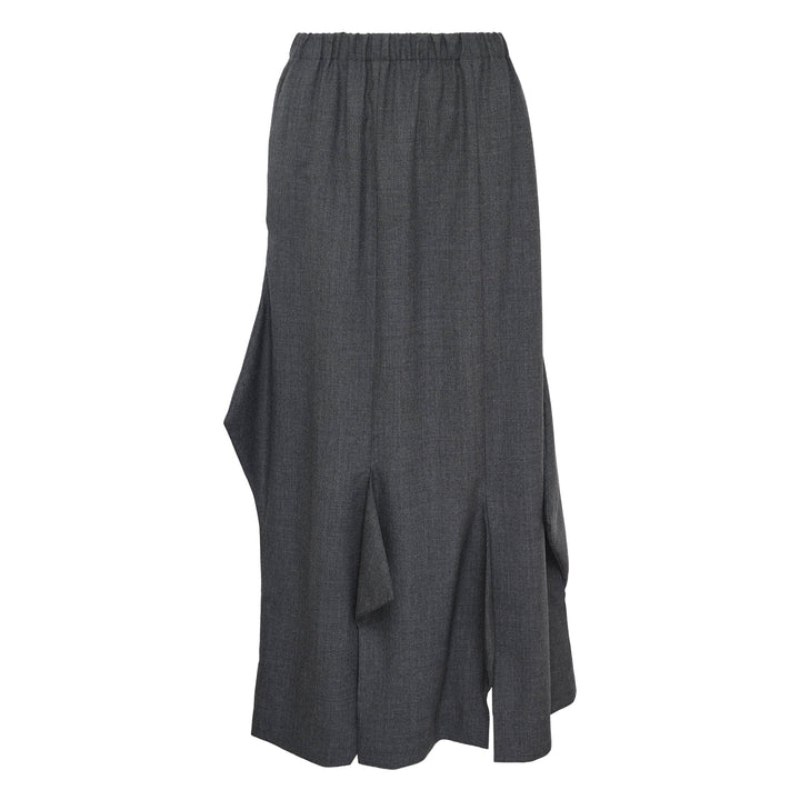 Charcoal Gray Zigzag Skirt