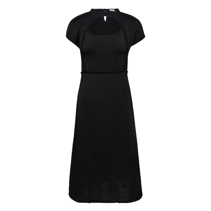 Shiny Compact Viscose Knit Dress