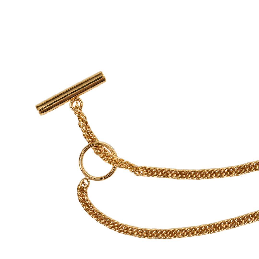Eco Brass Necklace Gold