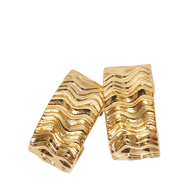 Eco Brass Gold Earrings