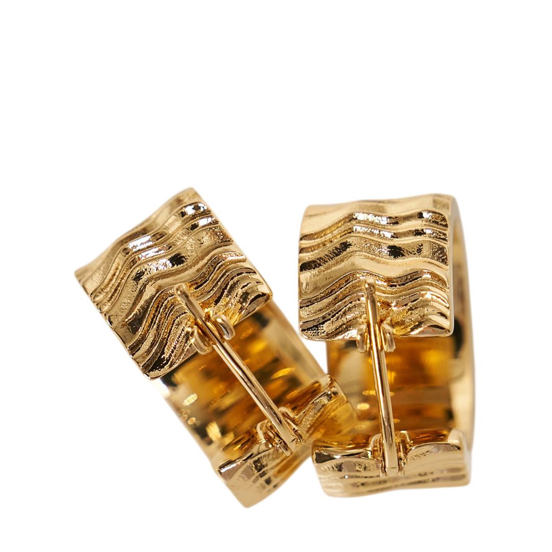 Eco Brass Gold Earrings