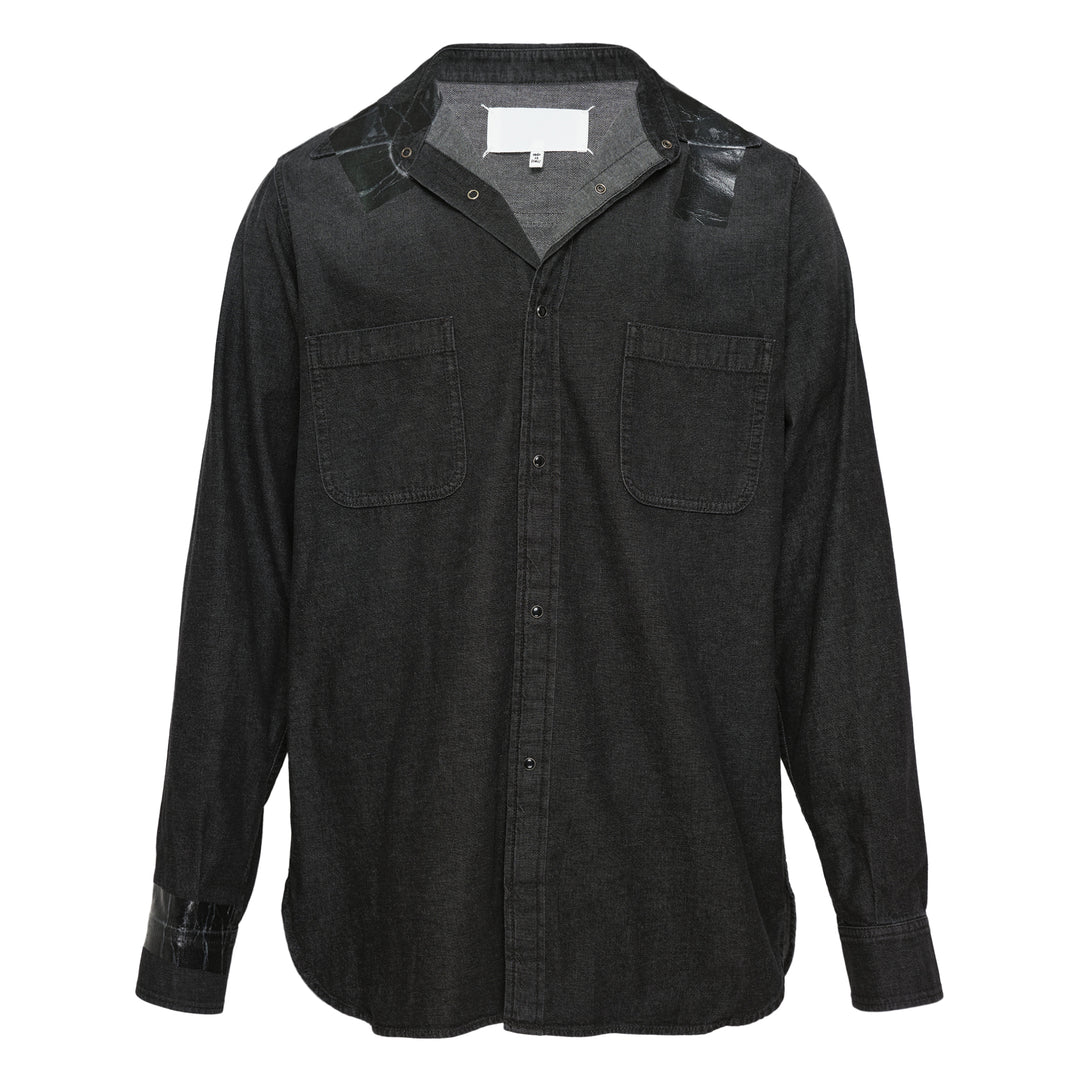 Maison Margiela Long-Sleeved Denim Shirt – Available at Club 21, Official Retailer in Singapore, Malaysia & Thailand with Global Shipping Online