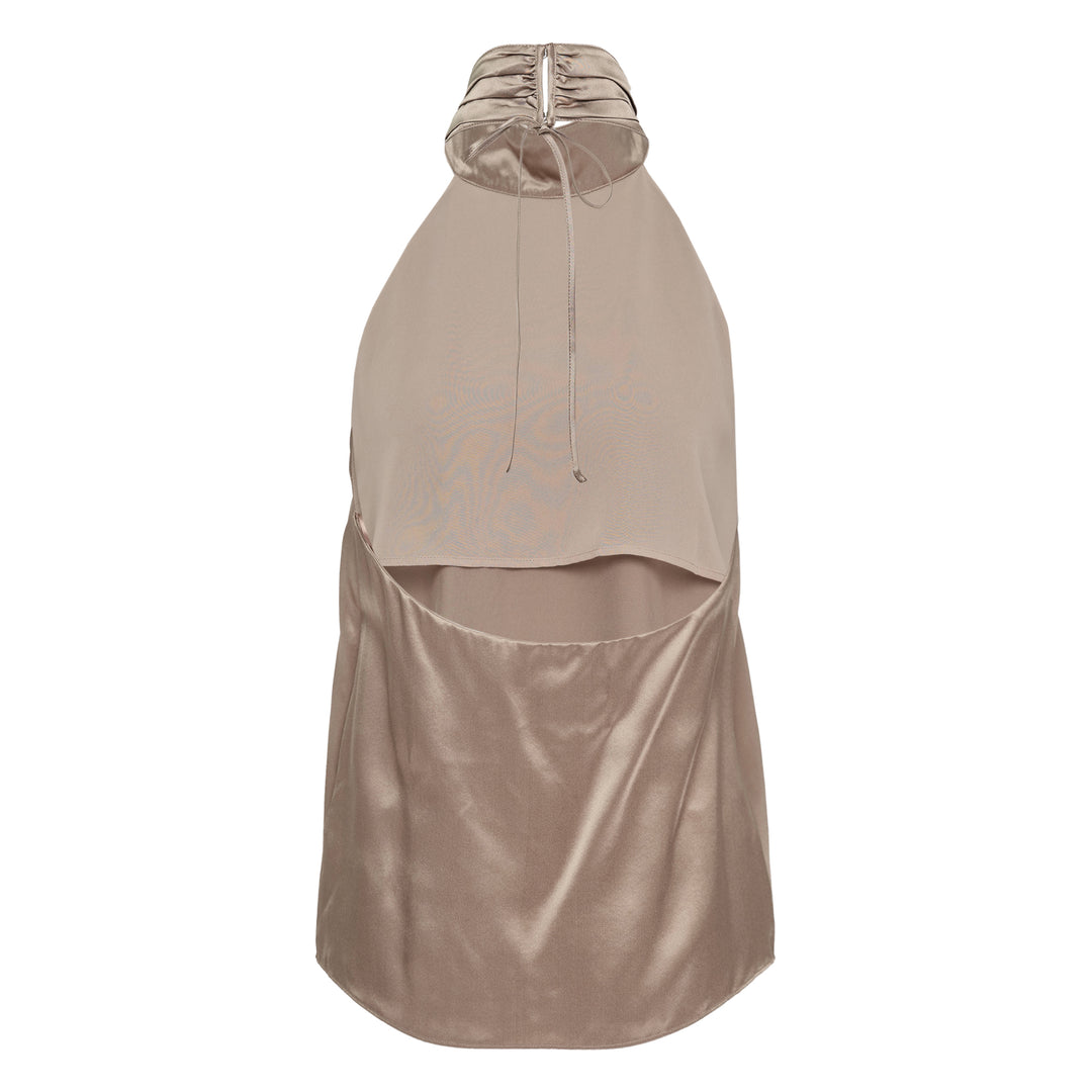 Silk Satin Marina Woven Top