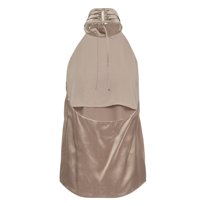 Silk Satin Marina Woven Top