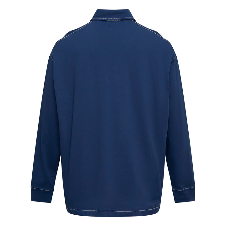 AMI Ami De Coeur Long Sleeve Oversize Polo – Available at Club 21, Official Retailer in Singapore, Malaysia & Thailand with Global Shipping Online