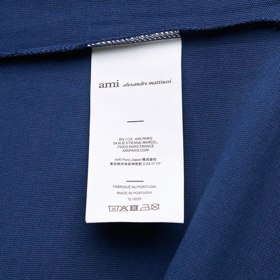 AMI Ami De Coeur Long Sleeve Oversize Polo – Available at Club 21, Official Retailer in Singapore, Malaysia & Thailand with Global Shipping Online