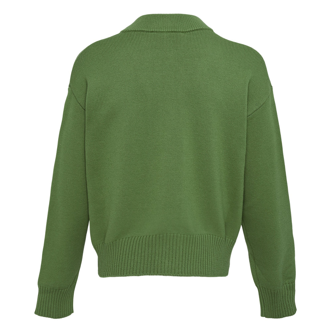 Cardigan With Contrasted ADC