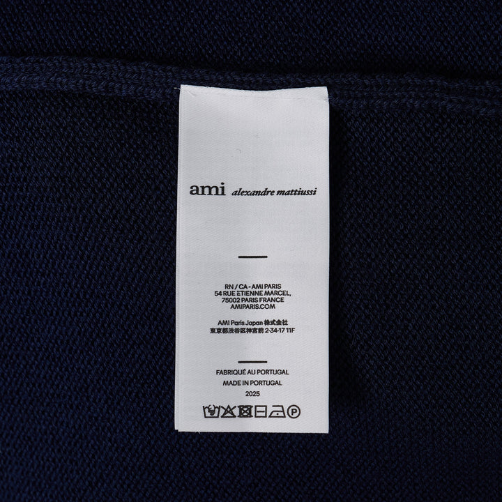 Crewneck Cardigan With Contrast ADC