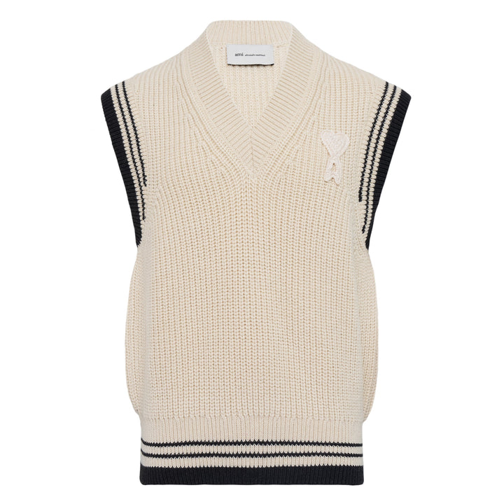 V Neck Sleeveless Sweater