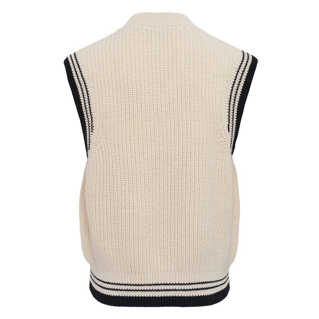 V Neck Sleeveless Sweater
