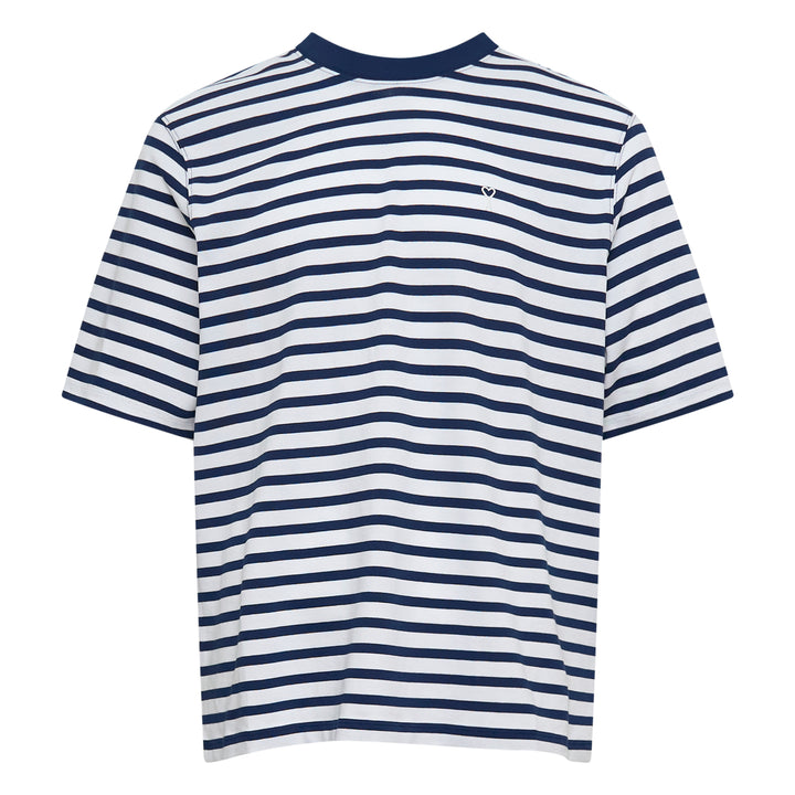 AMI Boxy Fit Mariniere Ami De Coeur T-Shirt – Available at Club 21, Official Retailer in Singapore, Malaysia & Thailand with Global Shipping Online