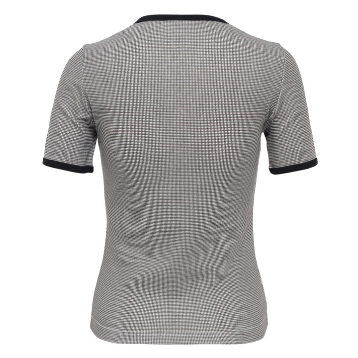 Houndstooth Contrast T-Shirt