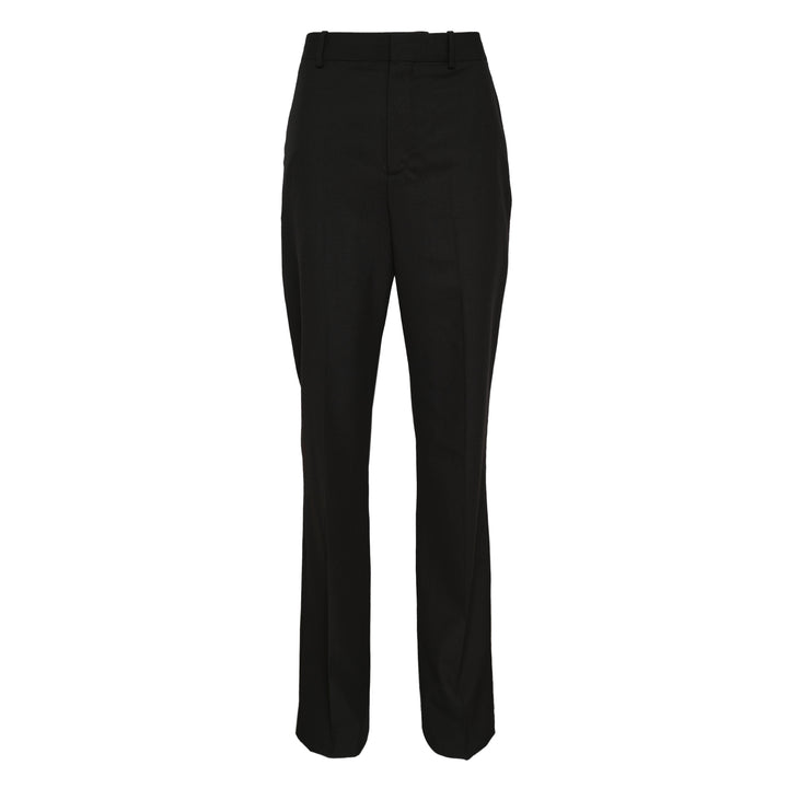 Wool Tube Leg Pants