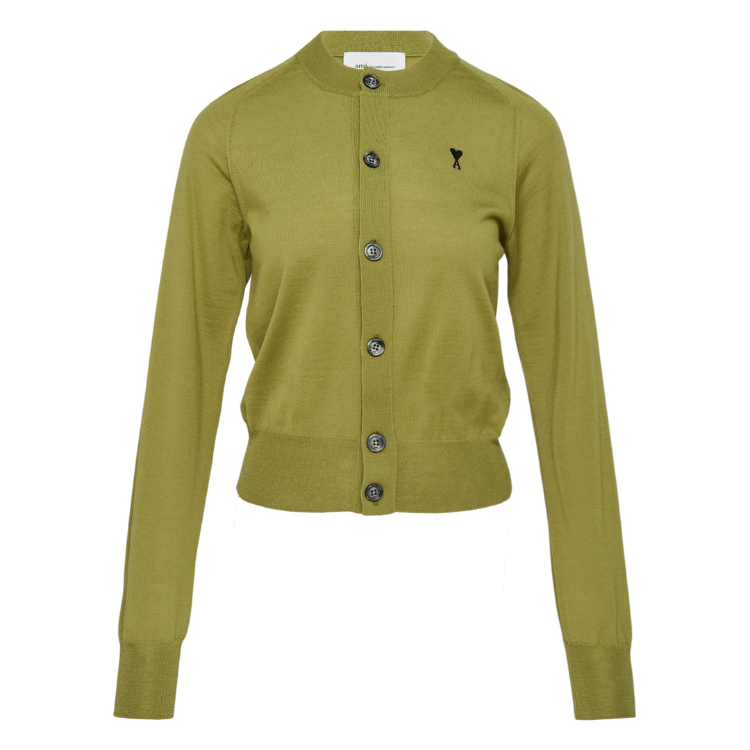AMI De Coeur Crewneck Cardigan
