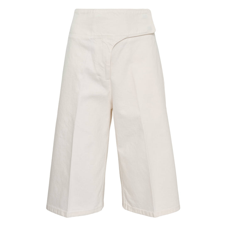 Wrapped Belted Bermuda Shorts