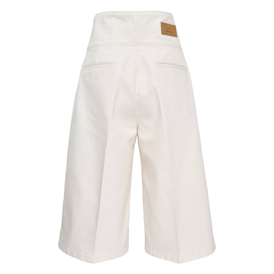 Wrapped Belted Bermuda Shorts