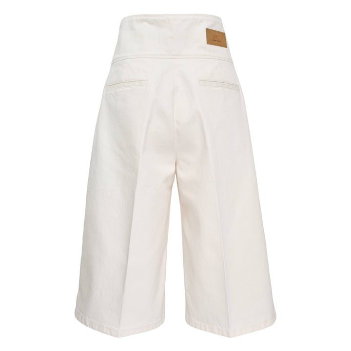 Wrapped Belted Bermuda Shorts