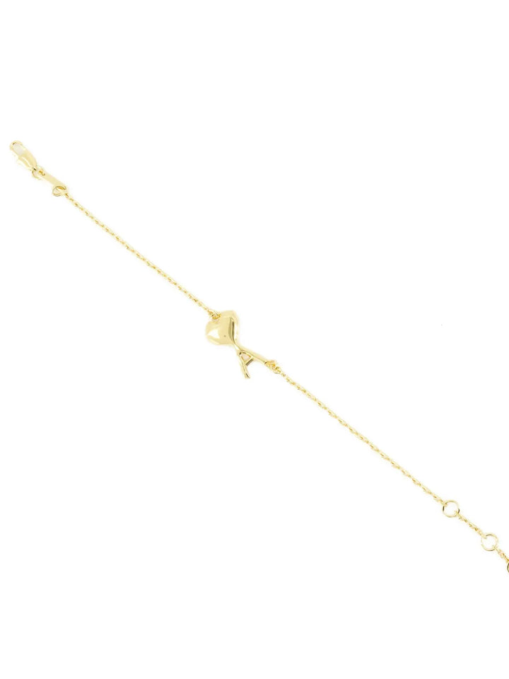 Thin Hammered AMI De Coeur Bracelet