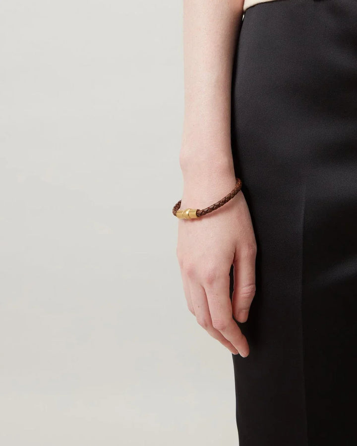 Iris Unisex Woven Leather Bracelet