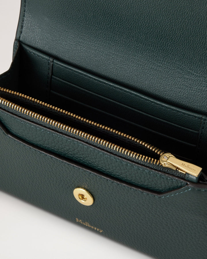 Press Stud Wallet Small Classic Grain