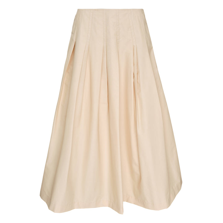 Pleated Maxi Skirt
