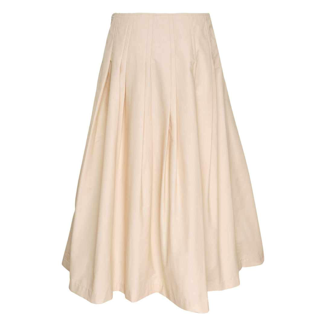 Pleated Maxi Skirt