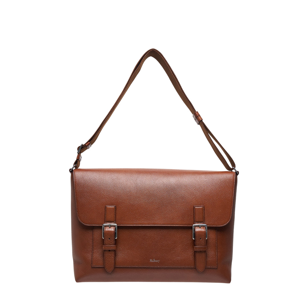 Chiltern Crossbody Messenger Oak Natural Vegetable Tanned