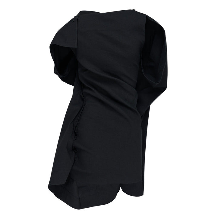 Concealed Draped Woven Top