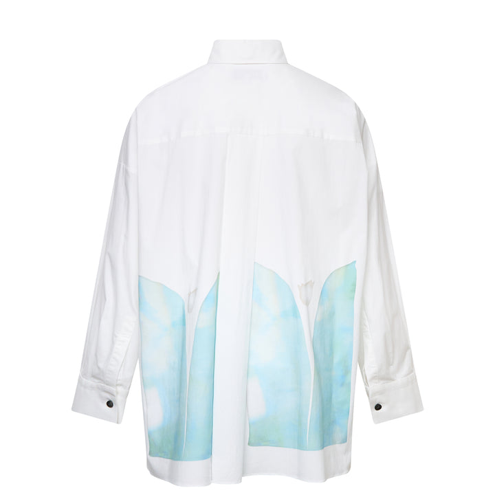 ENFOLD Leaf Motif Two-Way Basic Shirt – Available at Club 21, Official Retailer in Singapore, Malaysia & Thailand with Global Shipping Online