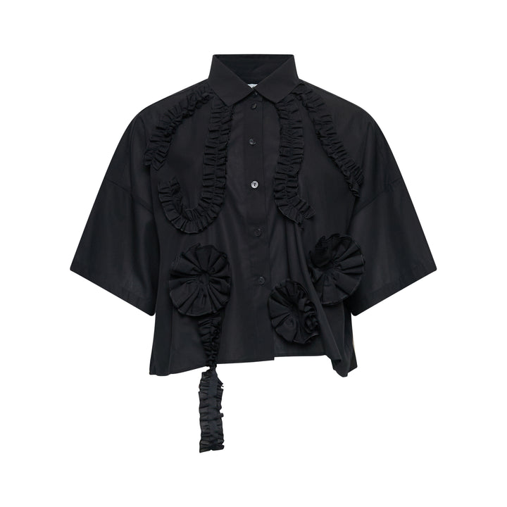 ENFOLD Frilled Body Shirt – Available at Club 21, Official Retailer in Singapore, Malaysia & Thailand with Global Shipping Online