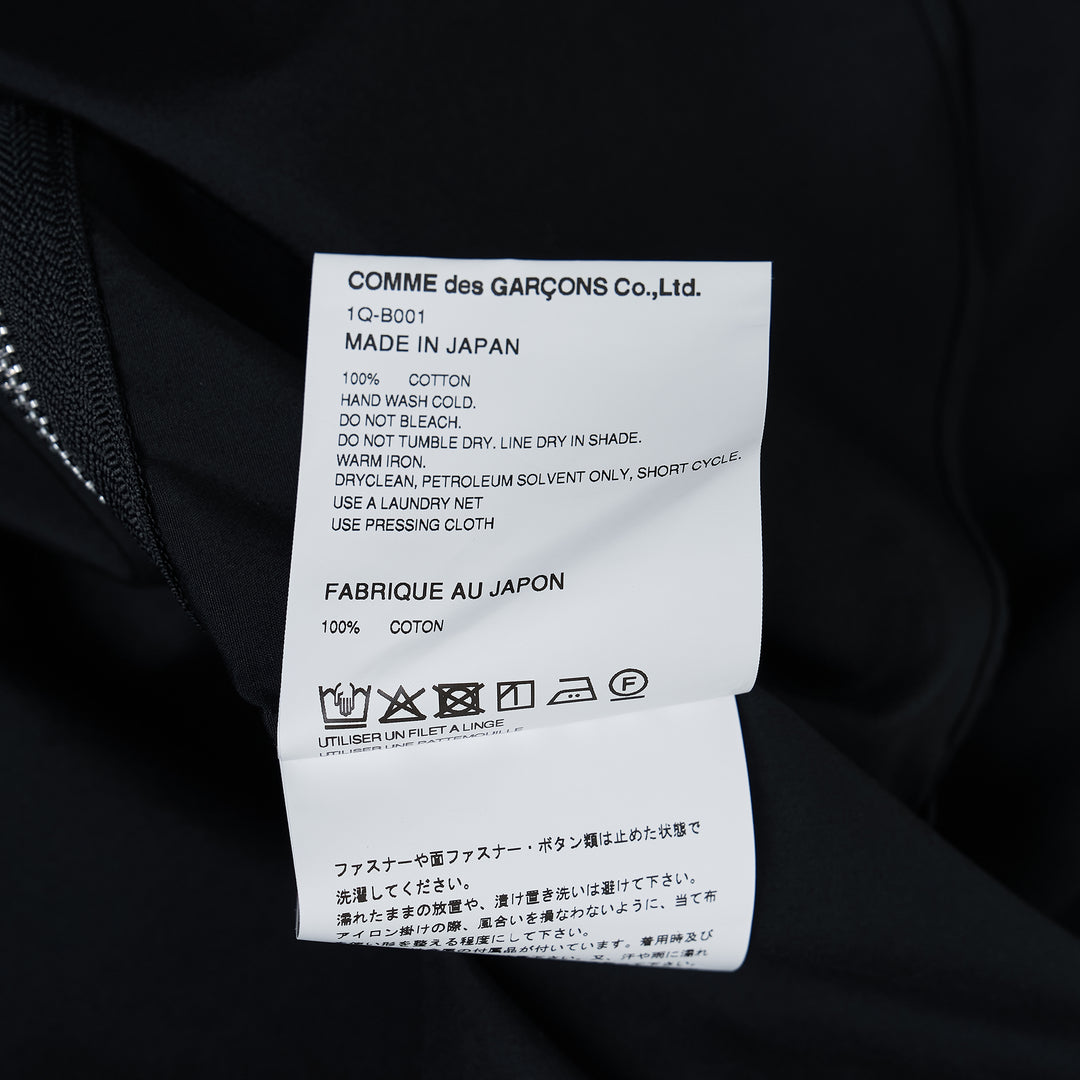 Oversized Cotton Zip Detail Shirt
