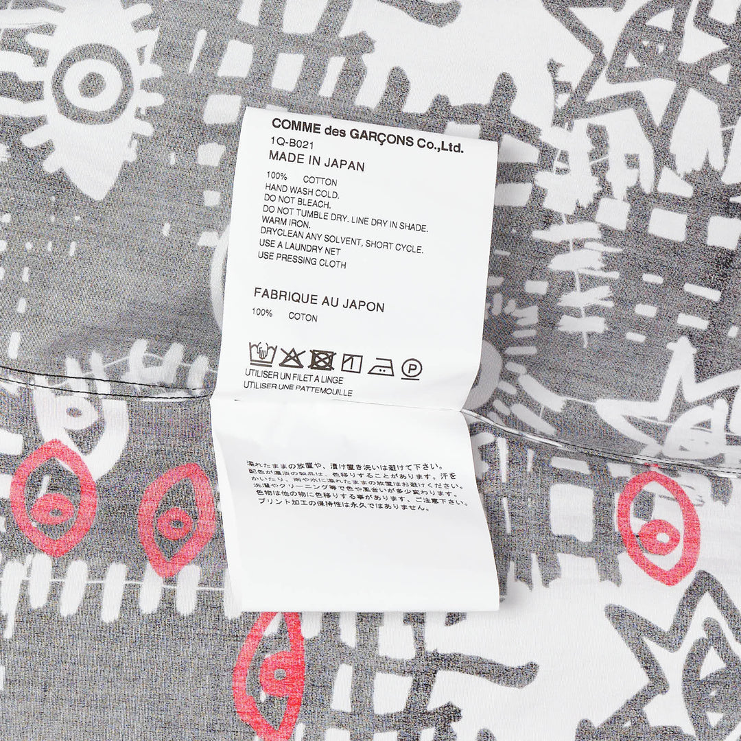 COMME des GARCONS FILIP PAGOWSKI Print Button Shirt – Available at Club 21, Official Retailer in Singapore, Malaysia & Thailand with Global Shipping Online
