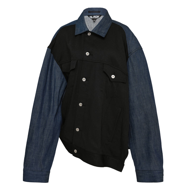 COMME des GARCONS BLACK Denim Panel Jacket – Available at Club 21, Official Retailer in Singapore, Malaysia & Thailand with Global Shipping Online