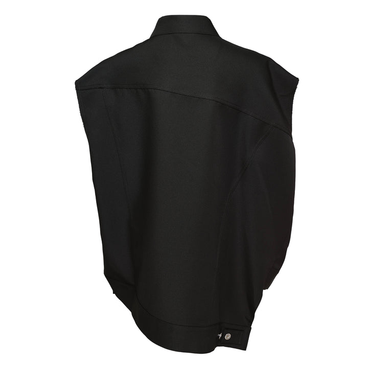 Sleeveless Off-Center Jacket