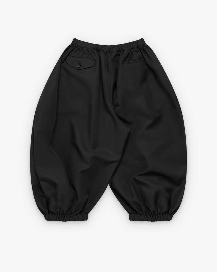 Balloon Silhouette Cuffed Ankle Pants