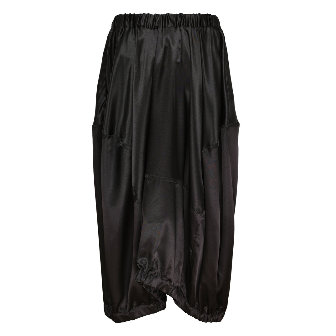 COMME des GARCONS BLACK Satin Draped Skirt – Available at Club 21, Official Retailer in Singapore, Malaysia & Thailand with Global Shipping Online