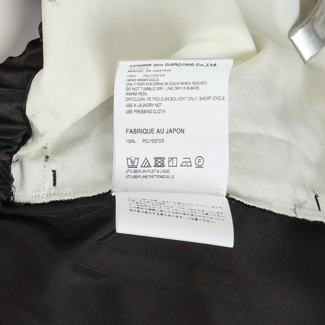 COMME des GARCONS BLACK Satin Draped Skirt – Available at Club 21, Official Retailer in Singapore, Malaysia & Thailand with Global Shipping Online
