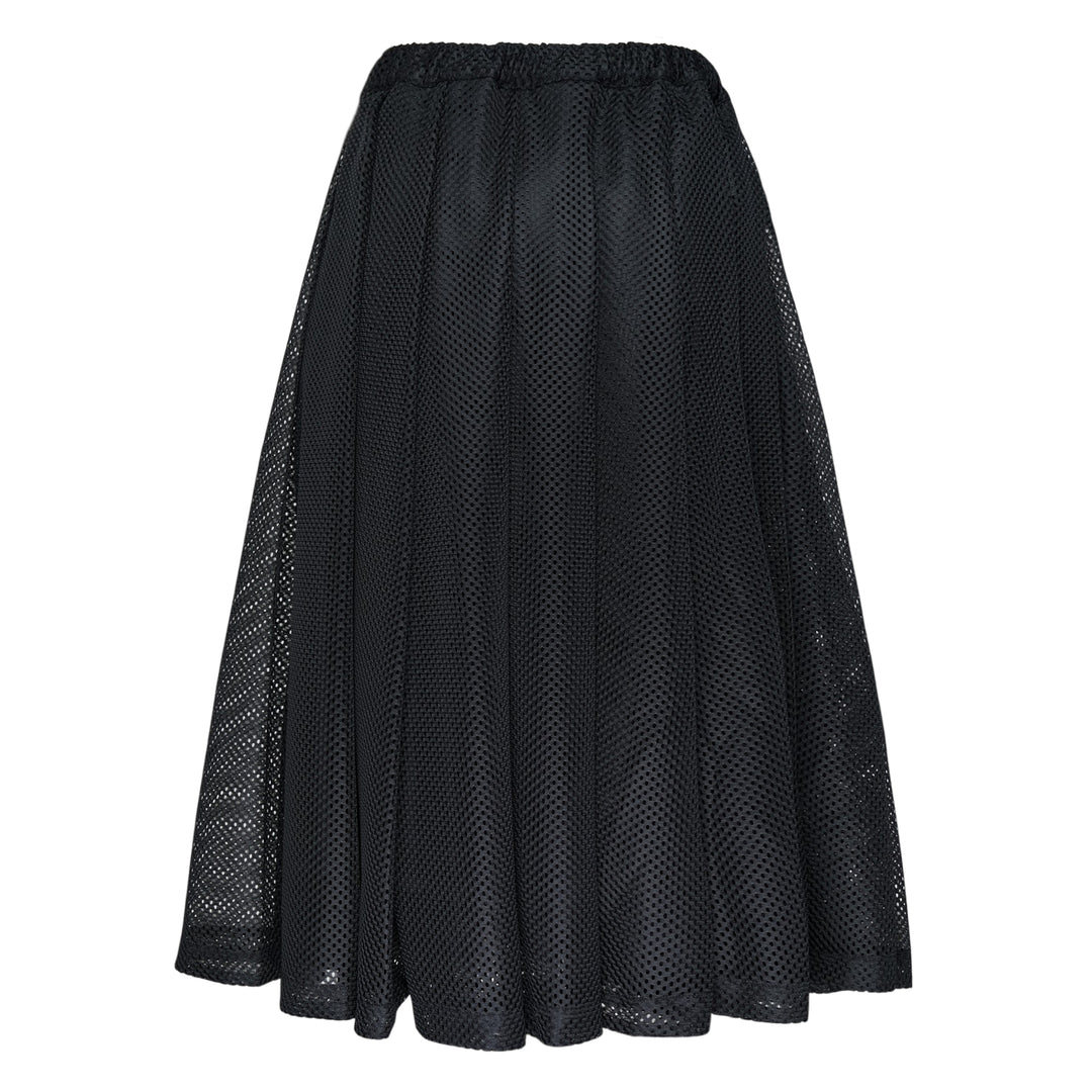 Mesh Pleated Skirt