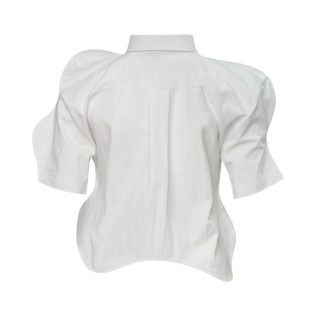 White Wavy Shirt