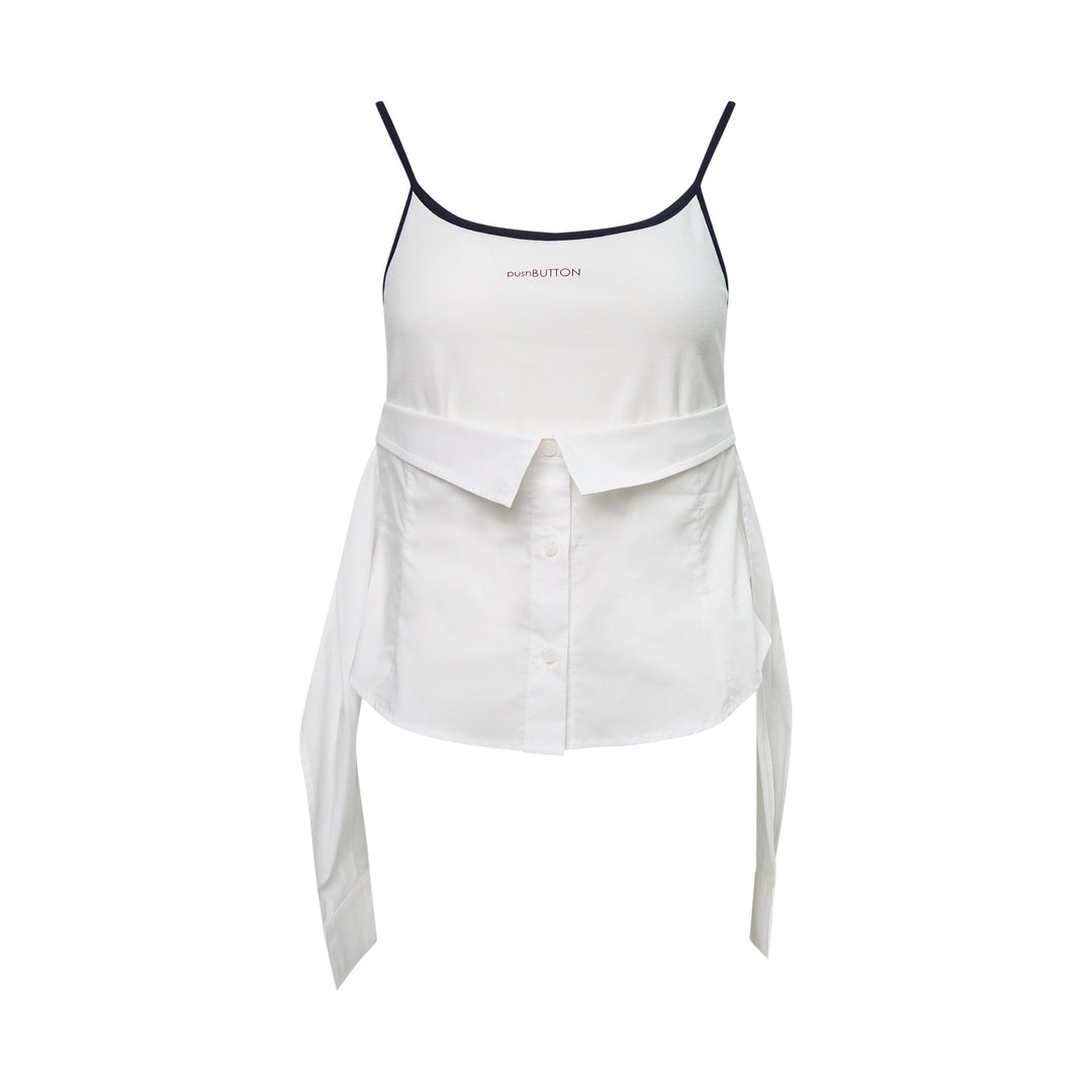White Shirt Combination Tank Top