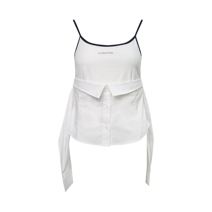 White Shirt Combination Tank Top