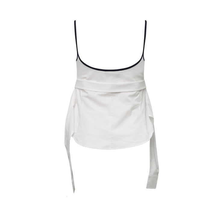 White Shirt Combination Tank Top