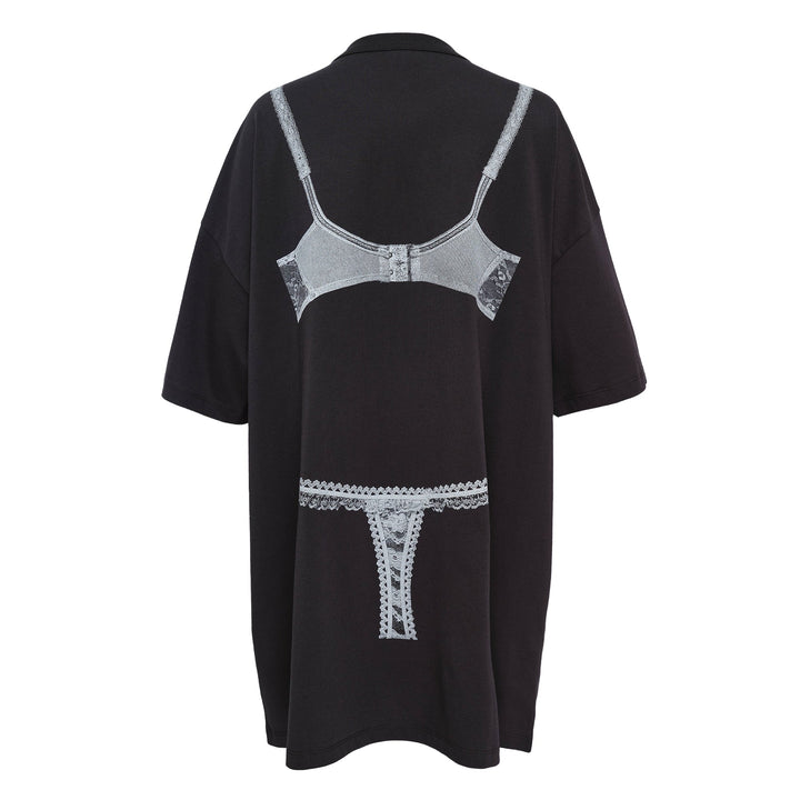 Women Trompe L'oeil Tall Tee