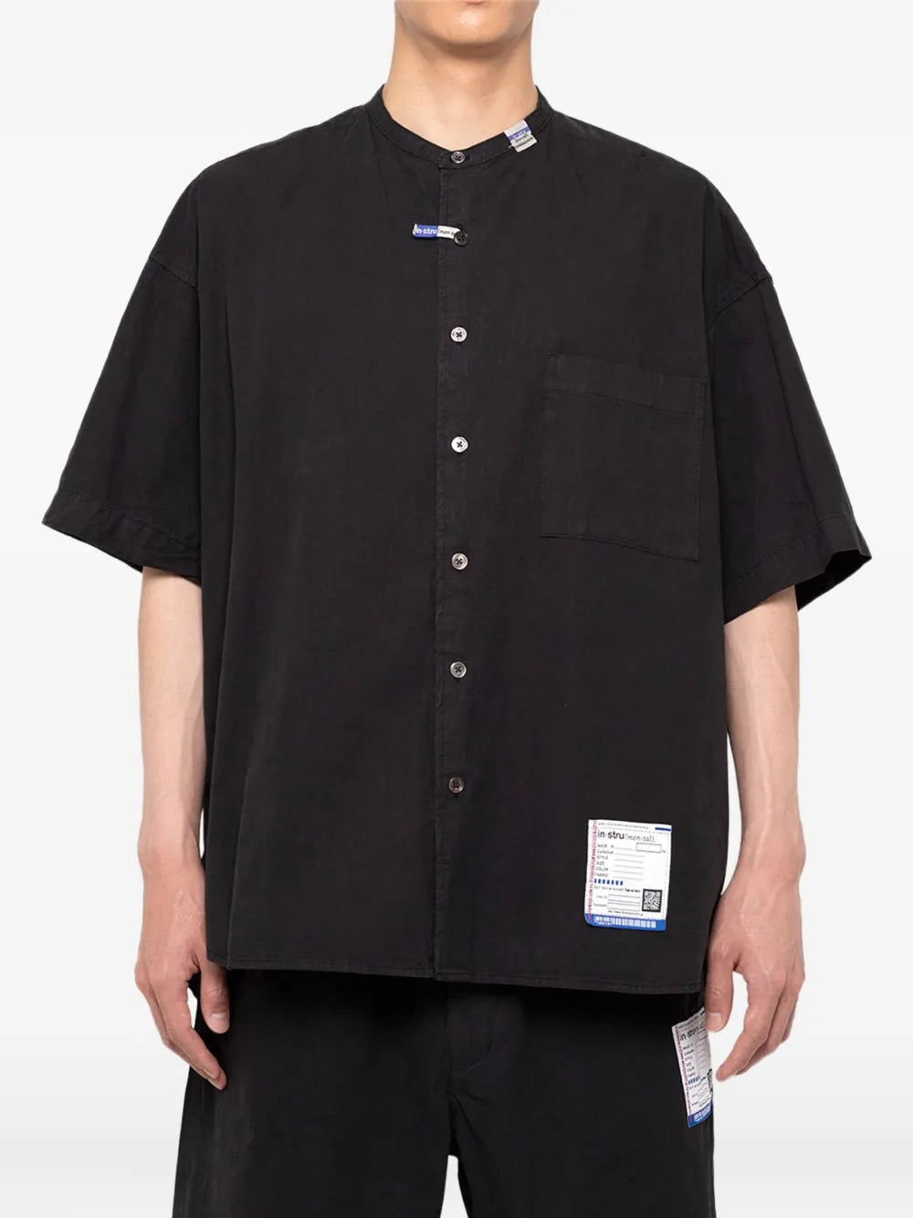 High Density Ox Band Collar Shirt