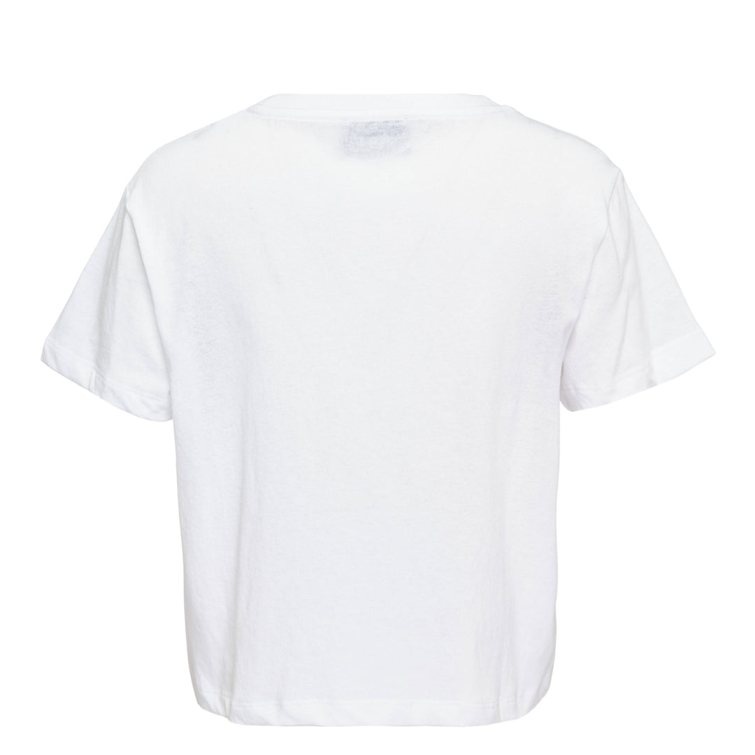 White Cropped T-Shirt